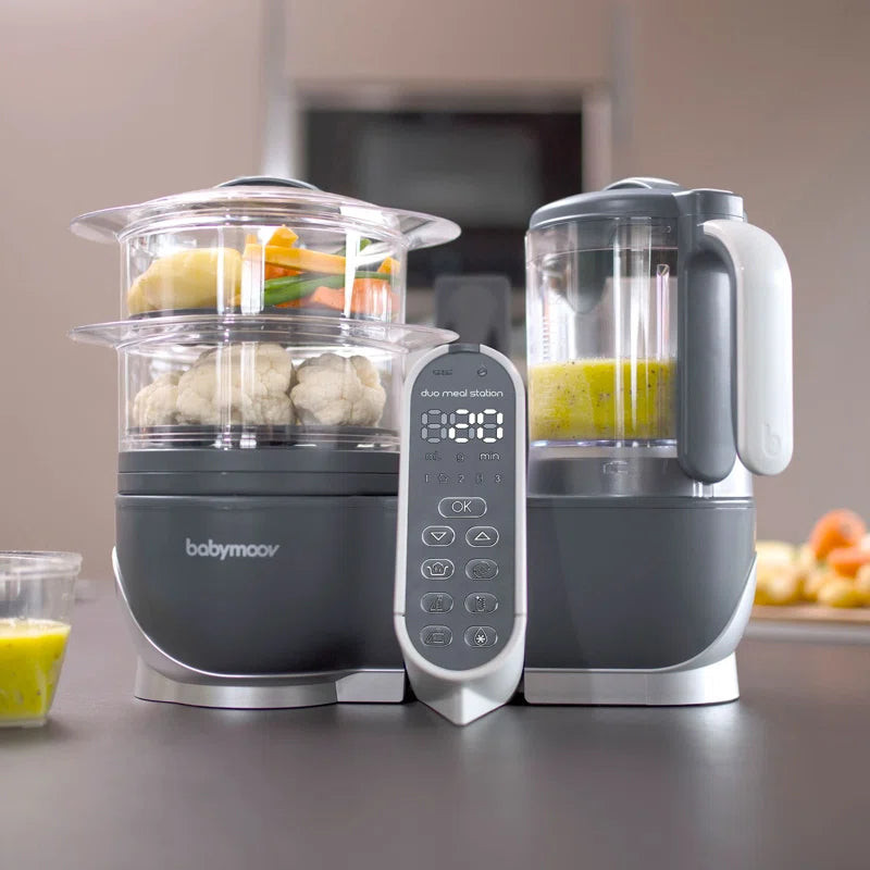 Duo Meal Food Maker Processor with Steam Cooker & Multi-Speed Blender