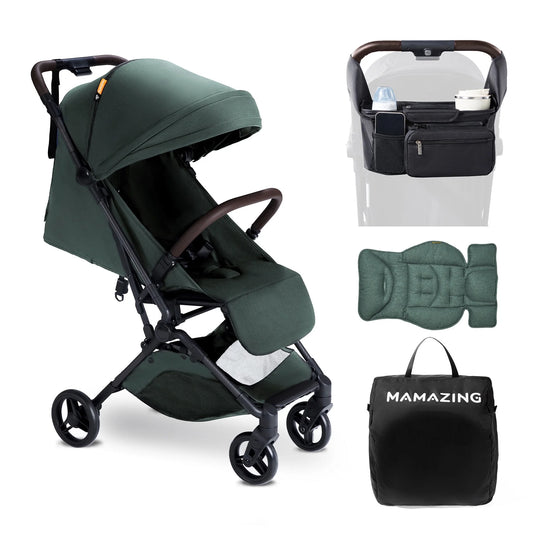 Baby Stroller 11.5 Lb Ultra Air Lightweight Foldable Carbon Fiber Travel Stroller for Toddler Infant