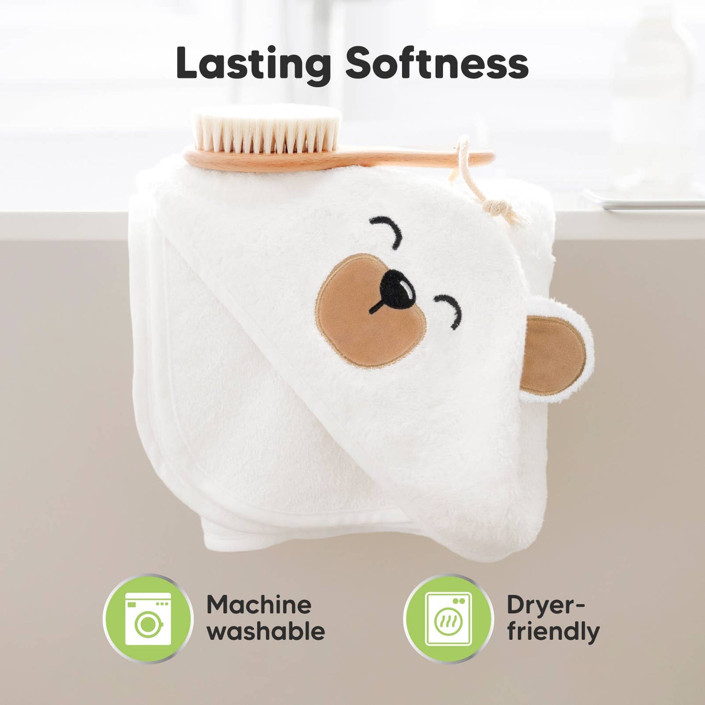 KeaBabies - KeaBabies Cuddle Baby Hooded Towel - All The Things Baby