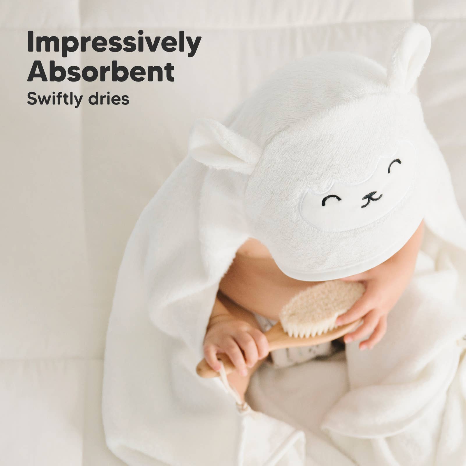 KeaBabies - KeaBabies Cuddle Baby Hooded Towel - All The Things Baby