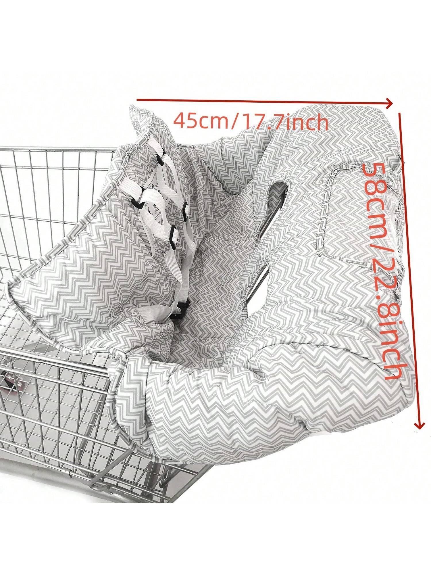 1Pc Thick Baby Stroller Seat Cushion, Cartoon Pattern, Foldable, Collapsible, High Chair Cushion, Comfortable and Breathable