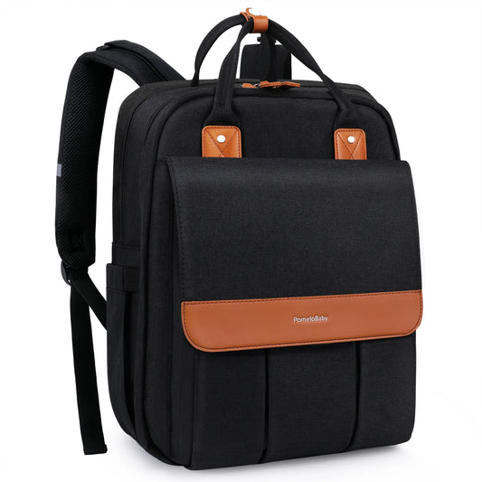 Diaper Bag Backpack Large Unisex Baby Changing Bag with Multiple Pockets, Stroller Straps and Changing Pad