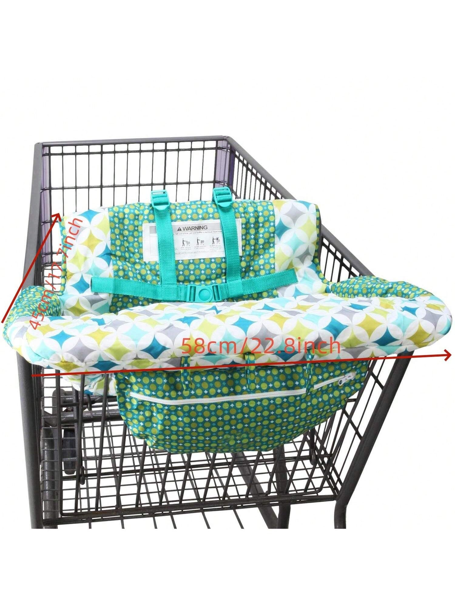 1Pc Thick Baby Stroller Seat Cushion, Cartoon Pattern, Foldable, Collapsible, High Chair Cushion, Comfortable and Breathable