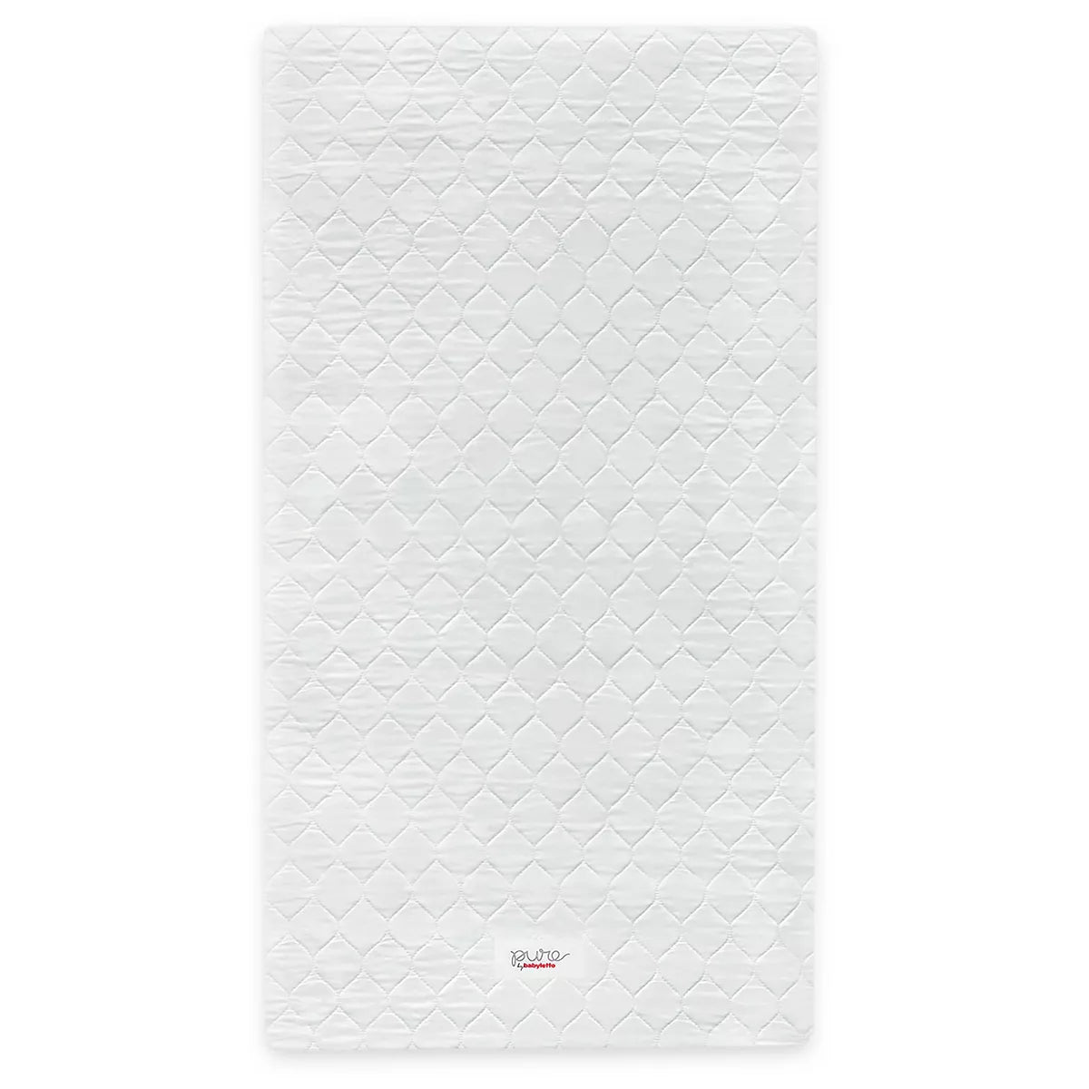 Babyletto Pure Core Non-Toxic Mini Crib Mattress with Hybrid Waterproof Cover, Greenguard Gold Certified