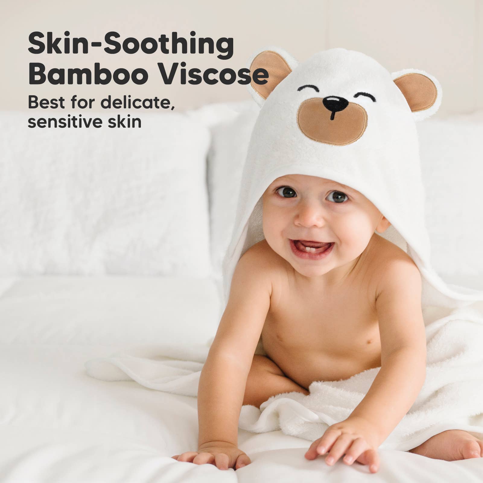 KeaBabies - KeaBabies Cuddle Baby Hooded Towel - All The Things Baby