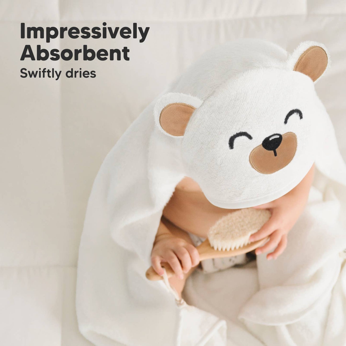 KeaBabies - KeaBabies Cuddle Baby Hooded Towel - All The Things Baby