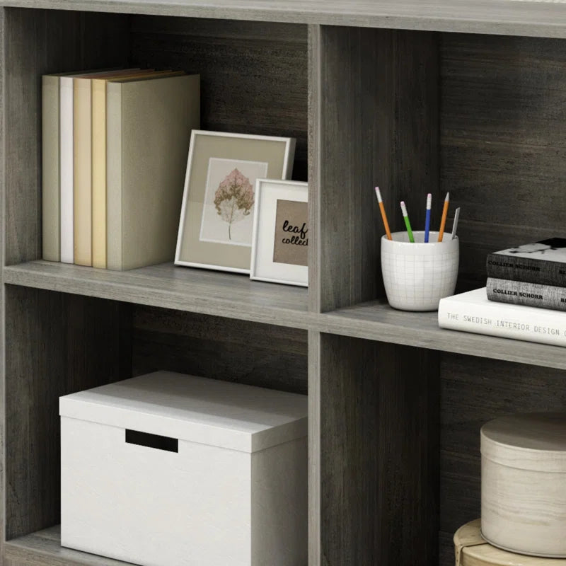 Kingswood 32.8'' H X 43.3'' W Solid Wood Standard Bookcase