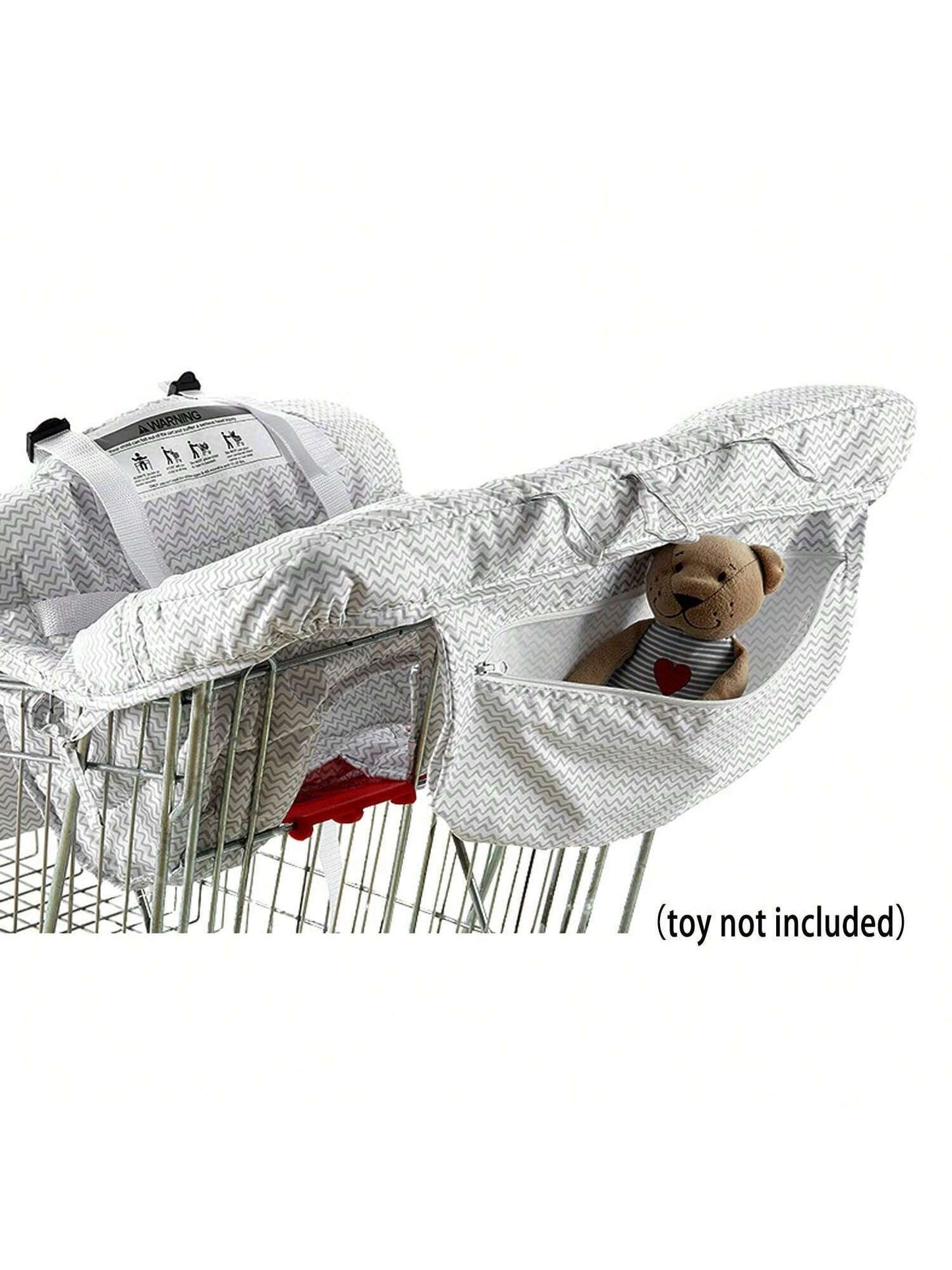 1Pc Thick Baby Stroller Seat Cushion, Cartoon Pattern, Foldable, Collapsible, High Chair Cushion, Comfortable and Breathable